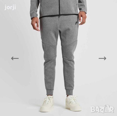 Оригинално Nike Tech Fleece Gray (долнище) М, снимка 2 - Спортни дрехи, екипи - 46502859