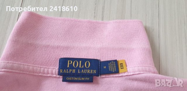 POLO Ralph Lauren Pique Cotton Custom Slim Fit Mens Size M  ОРИГИНАЛ! Мъжка Тениска!, снимка 13 - Тениски - 45477478