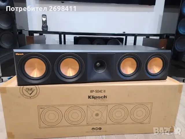 Klipsch RP504C II централна тонколона, снимка 1 - Тонколони - 48121526