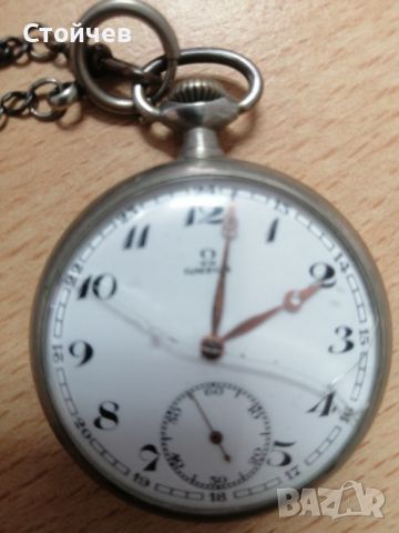 Джобен Швейцарски часовник ОМЕГА, снимка 2 - Антикварни и старинни предмети - 46441084