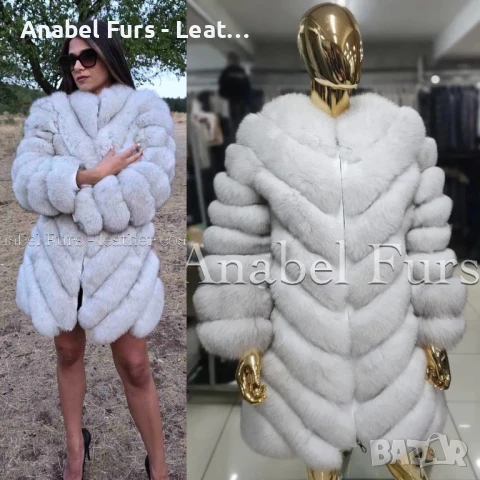 Дамски палта от кашмир, естествена кожа и естествен косъм, снимка 9 - Якета - 51347893