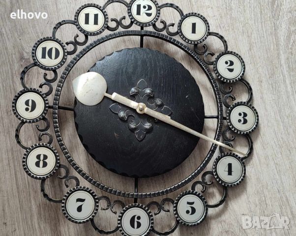 Стар немски стенен часовник#1, снимка 2 - Антикварни и старинни предмети - 45129598