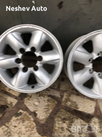 4бр. Алуминиеви джанти от Nissan terrano 2 - 16 цола., снимка 3 - Гуми и джанти - 52597609