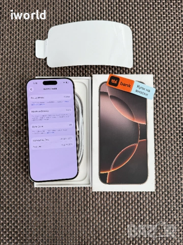 100% Battery 🔋 iPhone 16 Pro ❗️Лизинг от 31€/мес ❗️Desert Titanium❗️128GB , снимка 2 - Apple iPhone - 53682380