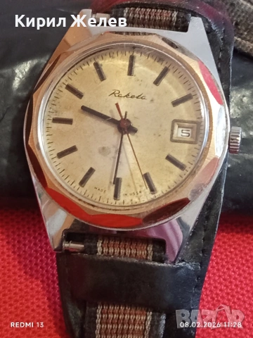 Стар механичен часовник РАКЕТА СССР тръгва спира рядък за КОЛЕКЦИЯ 53637, снимка 8 - Антикварни и старинни предмети - 53399876