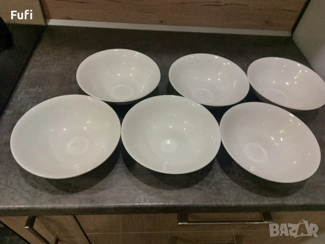 15 лв, за 6 броя купи , порцелан, вместимост 650 мл, с етикет 