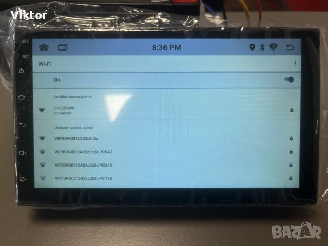 Android 2-DIN Таблет за Кола с 7-инчов Сензорен Екран, USB, SD Карта, Bluetooth и Задна Камера, снимка 1 - Таблети - 46462491