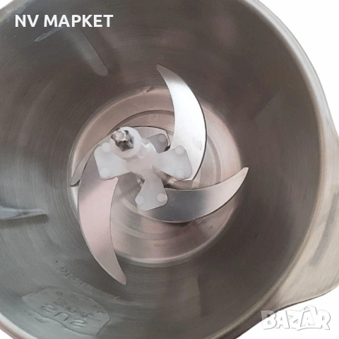 Чопър многофункционален Kitchen Expert 3L SUS 304 – бързо мели, реже и пюрира ,неръждаема стомана, снимка 3 - Чопъри и пасатори - 53840099