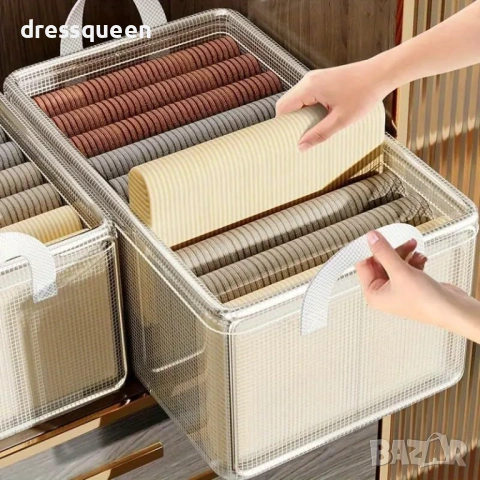 4564 Премиум сгъваем органайзер за дрехи: Здрава метална конструкция и лесен достъп до вещите