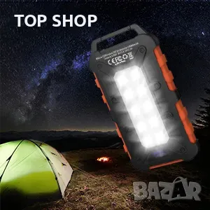 Solar Power Bank 20000mAh, PD 15W, снимка 10 - Външни батерии - 48645034