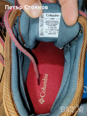 Мъжки трекинг високи обувки Columbia Fairbanks Mid №47, снимка 7 - Мъжки боти - 52440610
