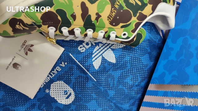 adidas Originals Stan Smith x Bape size 42, 45 1/3, снимка 5 - Кецове - 52586465