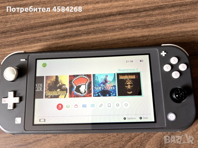 Nintendo Switch Lite Grey + 128GB / Hekate