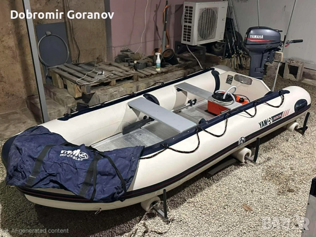 Лодка с двигател YAMAHA, снимка 5 - Воден транспорт - 52860429
