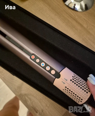 Преса за коса Dyson Airstrait HT01 Jasper Plum , снимка 3 - Преси за коса - 53801959