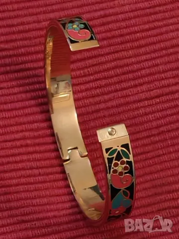 Дамска емайлирана гривна от титаниева стомана. , снимка 6 - Гривни - 50323102