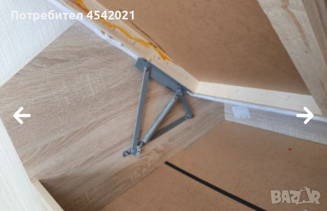 две единични легла с ракла цвят сонома, снимка 2 - Спални и легла - 54215171