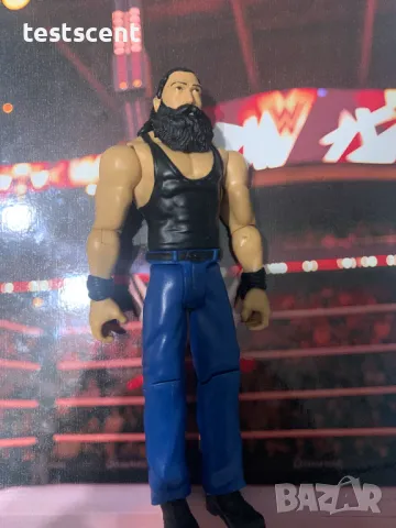 Екшън фигура WWE Luke Harper Brodie Lee mattel figure играчка AEW black, снимка 7 - Колекции - 48386447