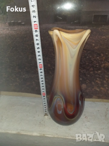 Страхотна голяма ваза Мурано, снимка 4 - Антикварни и старинни предмети - 53451999