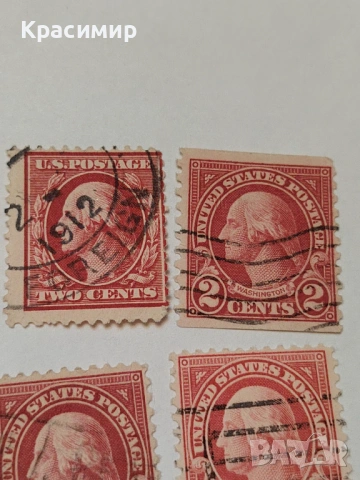 Винтидж ПОЩЕНСКИ марки САЩ , снимка 4 - Филателия - 53087385