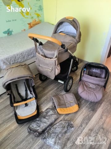 Бебешка количка Baby Design 3 в 1 DOTTY ORIGINAL, снимка 1 - Детски колички - 46227170
