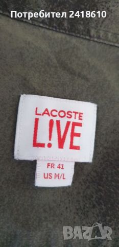 Lacoste LIVE!  Mens Size 41- M /L ОРИГИНАЛ! Мъжка Риза!, снимка 11 - Ризи - 46683479