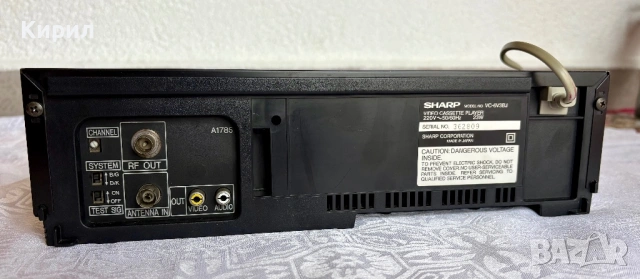 Видео Sharp VC-6V3BJ, снимка 2 - Плейъри, домашно кино, прожектори - 53353376