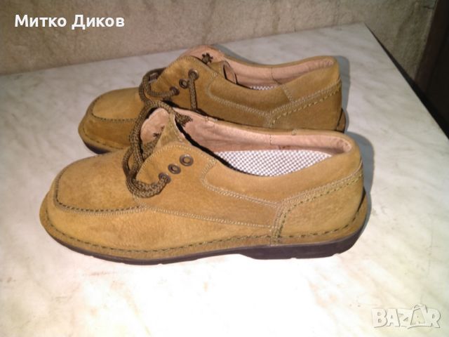 Rusmek Italy маркови нови обувки естествена кожа велур размер №42-стелка 27см, снимка 2 - Ежедневни обувки - 45953630