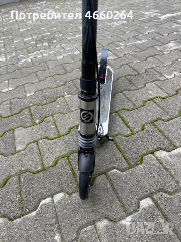 Тротинетка Decathlon Oxelo Mid 9 сива, снимка 12 - Скутери и тротинетки - 52584919