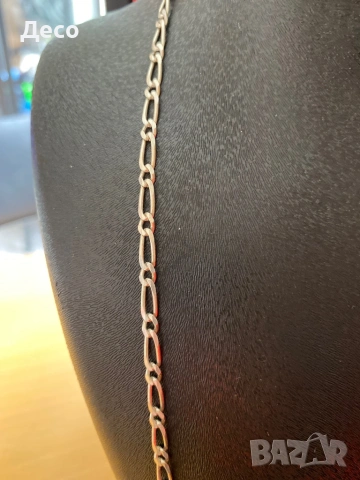 Сръберен синджир, снимка 2 - Колиета, медальони, синджири - 54192658