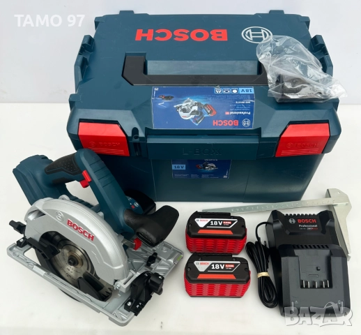BOSCH GKS 18V-57 G - Нов акумулаторен ръчен циркуляр 18V, снимка 1