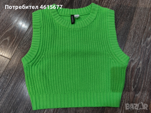 късо пуловерче на H&M, снимка 3 - Блузи с дълъг ръкав и пуловери - 53373231