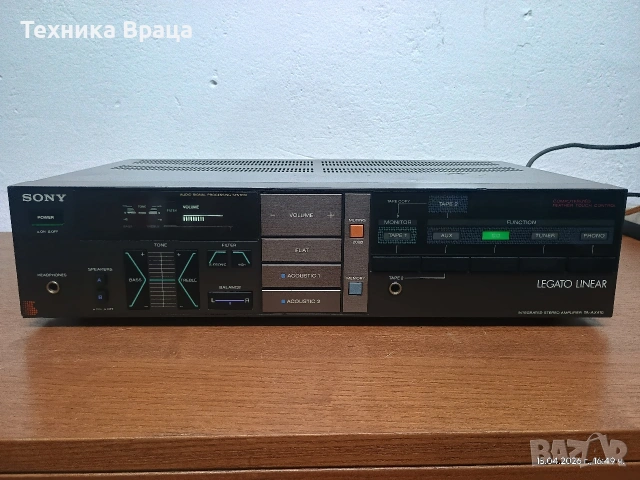 Стерео усилвател SONY TA-AX410. Много интересна и машинка. Изпращам видео. 