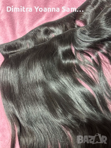 Екстеншъни естествена, тайландска коса, снимка 9 - Аксесоари за коса - 52672731