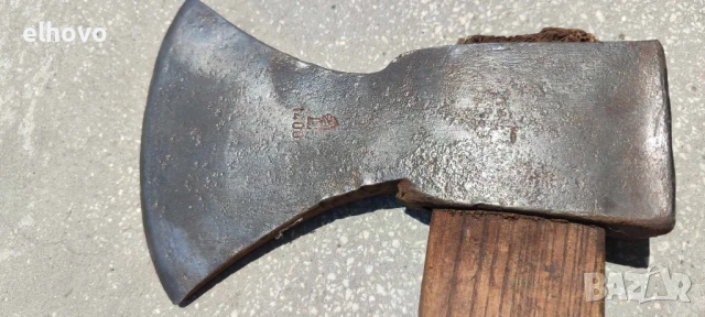 Стара брадва с дълга дръжка#37, снимка 3 - Антикварни и старинни предмети - 50518127