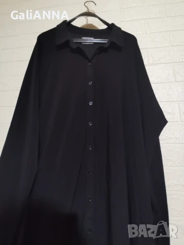 СТРАХОТНА РОКЛЯ-РИЗА 3XL-4XL, снимка 4 - Рокли - 50803089