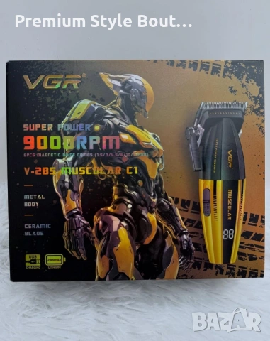 Професионална машинка за подстригване VGR V-285, снимка 2 - Машинки за подстригване - 53673688