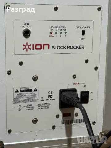 Колона караоке  ION BLOCK ROCKER, снимка 5 - Караоке - 50253247