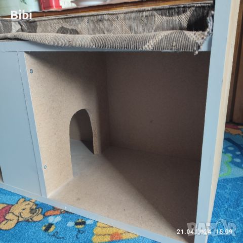 Дървена къщичка за котки, снимка 3 - За котки - 45385890