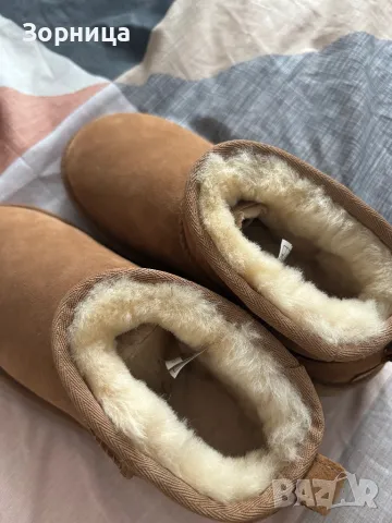 UGG велурени апрески, снимка 4 - Дамски апрески - 47557931