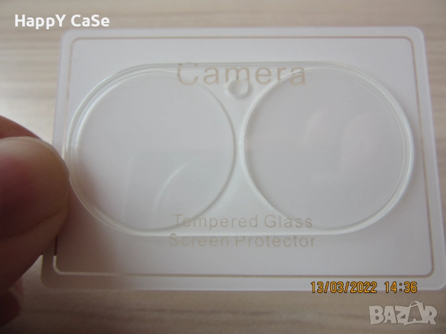 Huawei Mate 50 Pro / P50 Pro / 9H стъклен протектор за камера твърдо стъкло, снимка 6 - Фолия, протектори - 38733151