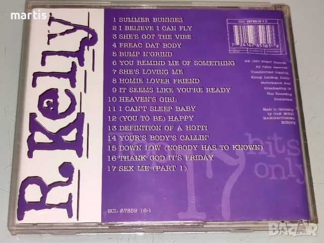 R Kelly CD , снимка 2 - CD дискове - 46127699