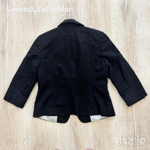 Дамско сако Ann Taylor Petite, размер 10P, черно, снимка 8 - Сака - 53412933