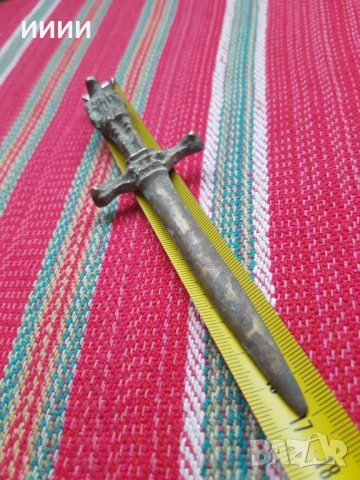 Бронзова кама, снимка 3 - Антикварни и старинни предмети - 52660797