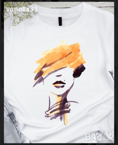 Дамски Art блузи с къс ръкав, снимка 15 - Тениски - 45625326
