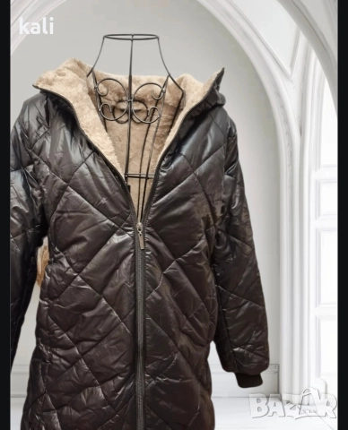 Топло черно яке с мека пухкава подплата, снимка 3 - Якета - 52726861