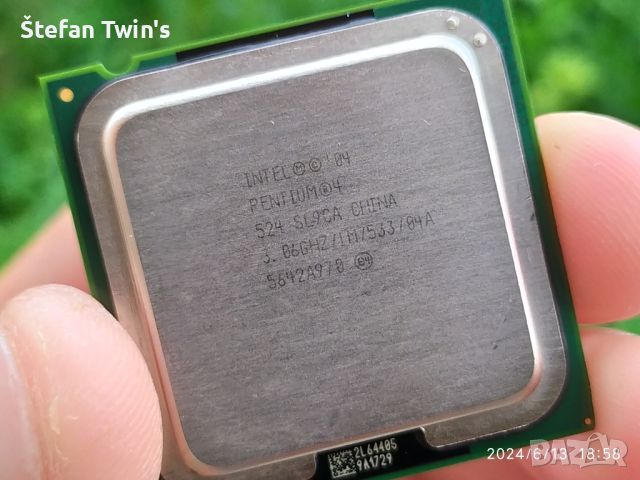 ✅ Процесор Intel Pentium 4 524 SL9CA 3.06GHz 1MB Cache 533MHz FSB LGA775, снимка 2 - Процесори - 46188862