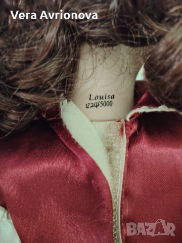 Порцеланова кукла Луиза 57см., снимка 3 - Кукли - 53843933