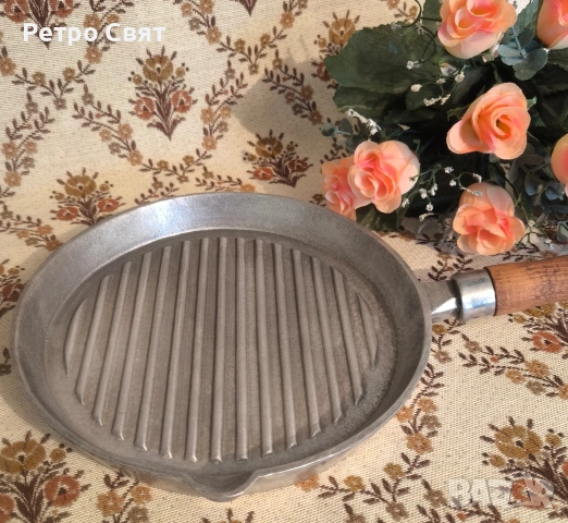 Ретро грил тиган , снимка 2 - Съдове за готвене - 54190285