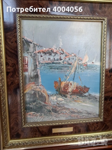 Картина, снимка 5 - Антикварни и старинни предмети - 53600868